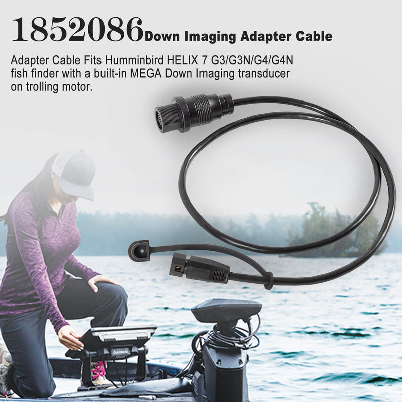  [AUSTRALIA] - MKR-MDI-2-1852086 MDI Transducer Adapter Cable Replacement for Humminbird Helix 7 G3 / G4 Fish Finder