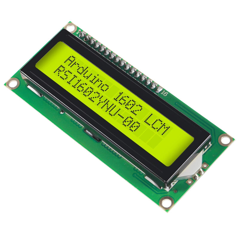  [AUSTRALIA] - DORHEA 2PCS 1602 16x2 LCD Module Shield Yellow-Green Backlight with IIC I2C Driver Serial Interface and LCD Module Display