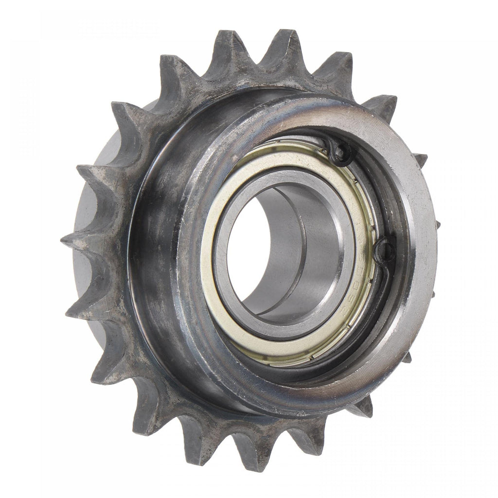  [AUSTRALIA] - uxcell #40 Chain Idler Sprocket, 25mm Bore 1/2" Pitch 19 Tooth Tensioner, Black Oxide Finish C45 Carbon Steel with Insert Double Bearing for ISO 08B Chains