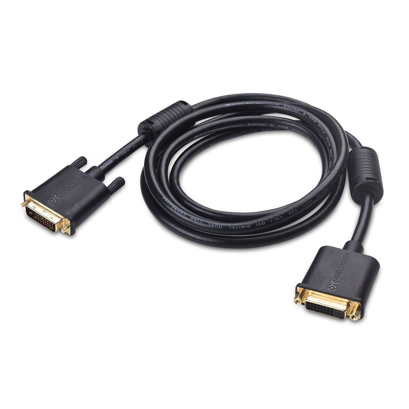 Cable Matters DVI to DVI Extension Cable (DVI-D Dual Link Extension Cable) - 6 Feet - LeoForward Australia