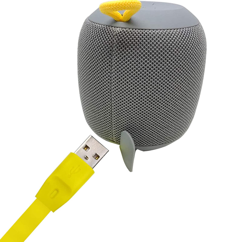  [AUSTRALIA] - Asobilor UE Boom Speaker Charging Cable, Fast Charger Cord Compatible with Logitech UE Boom Boom 3 Boom 2 Megaboom Miniboom Mobileboombox Roll 2 Speaker (Yellow) Yellow