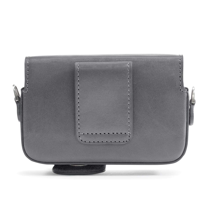  [AUSTRALIA] - MegaGear Leather Camera Case with Strap Compatible with Sony Cyber-Shot DSC-RX100 VII, DSC-RX100 VI, DSC-RX100 V, DSC-RX100 IV, DSC-RX100 III, DSC-RX100 II Gray