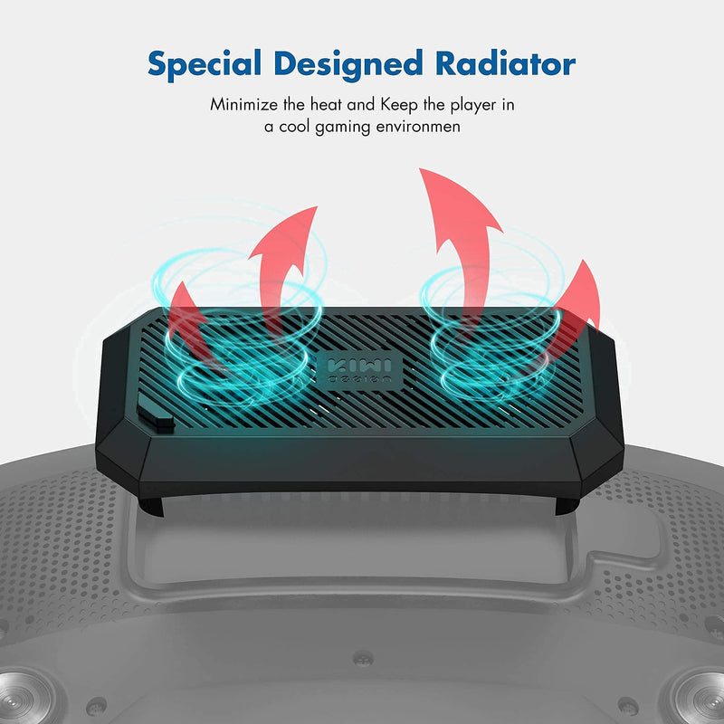  [AUSTRALIA] - KIWI design USB Radiator Fans Cooling Heat and Sweat-Proof Head Strap Cover for Valve Index Acessories