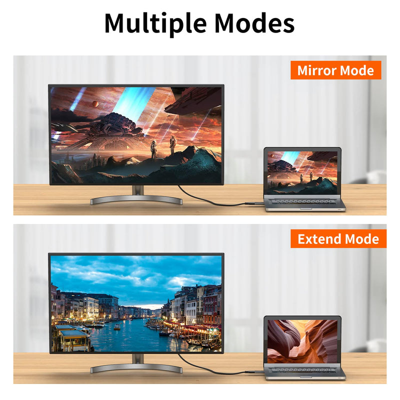  [AUSTRALIA] - Displayport to HDMI Adapter，IIABC 4K 24K Gold Plated Displayport DP to HDMI Female Converter，Uni-Directional Display Port to HDMI Converter Compatible for Lenovo, HP, Dell &More- Grey 1-Pack