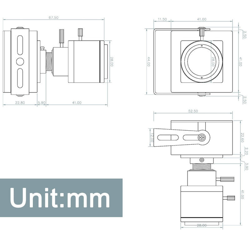  [AUSTRALIA] - ELP 2.8-12mm Lens Varifocal Mini Box USB Camera 1.3megapixel for Linux Android Windows System