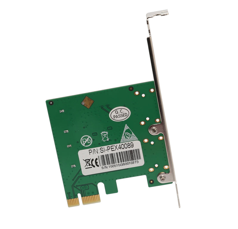  [AUSTRALIA] - IO Crest 2 Port PCI-E 2.0 x1 SATA III 6Gbps RAID Controller Card with HyperDuo ASMedia ASM1061R with Low Profile Bracket SI-PEX40089