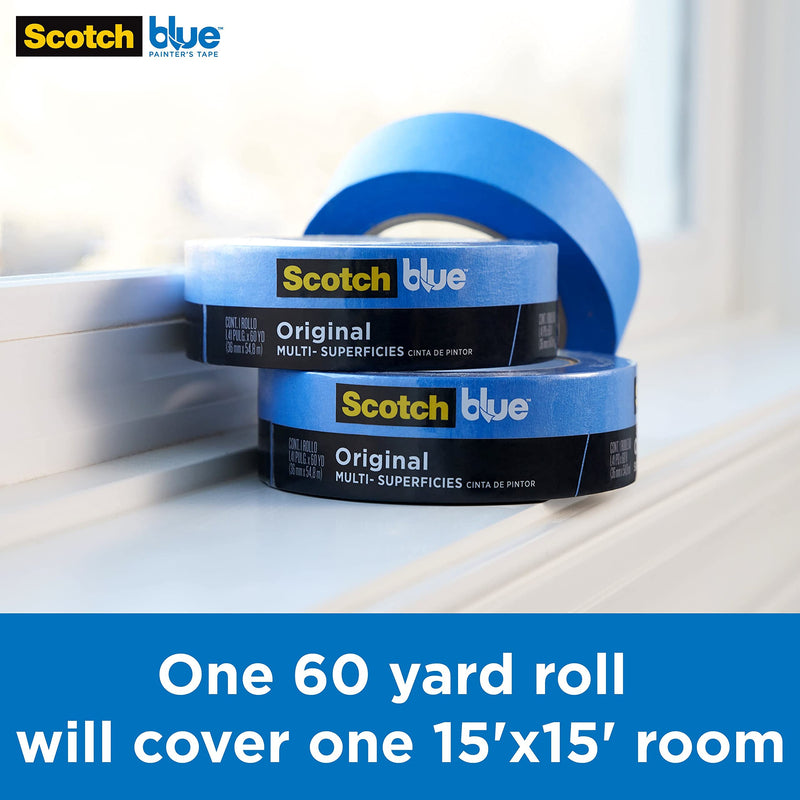  [AUSTRALIA] - Scotch Original Multi-Surface Painter's Tape, .70 Inches x 60 Yards, 2090, 1 Roll 0.70" Width