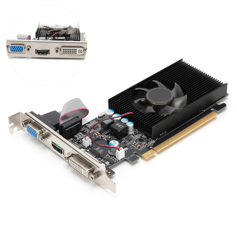  [AUSTRALIA] - T angxi PCI E 2.0 Desktop Graphics Card, 64bit 1GB Video Memory DDR2 532(MHz) 16 Stream Processor Units Video Game Graphics Card Chip for Nvidia GT210