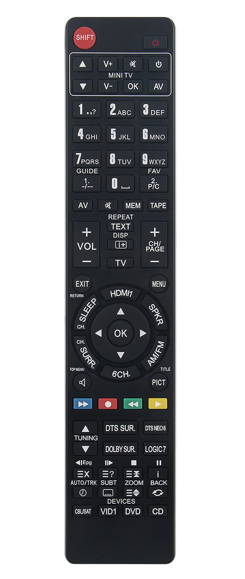  [AUSTRALIA] - VINABTY Replaced Remote fit for Harman Kardon Audio Video Receiver AVR130 AVR 130 E10 AVR210 AVR135 AVR146 AVR220 AVR225 AVR7500