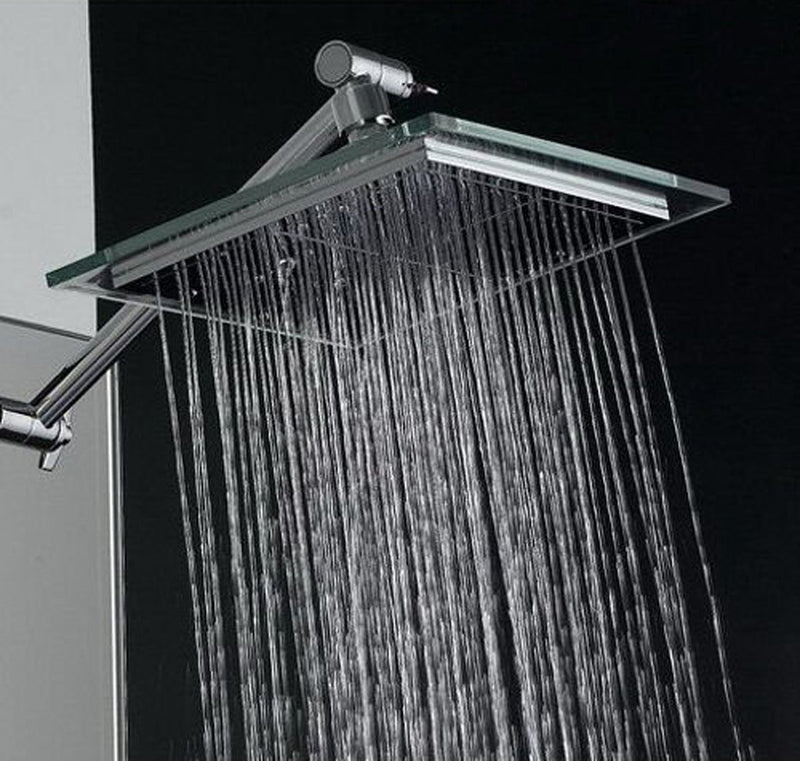 Blue Ocean 8" SH6021A High Pressure ABS-Polished Chrome Bath Rainfall Shower Head | Easy Installation | Adjustable Angles - LeoForward Australia