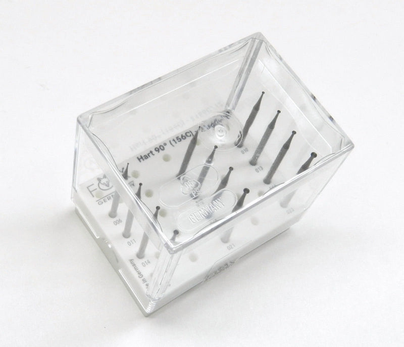 HART BURS 90º Bearing Cutter FIG156c Set 006-023 Jewelers Stone Diamond Setting (E2) - LeoForward Australia
