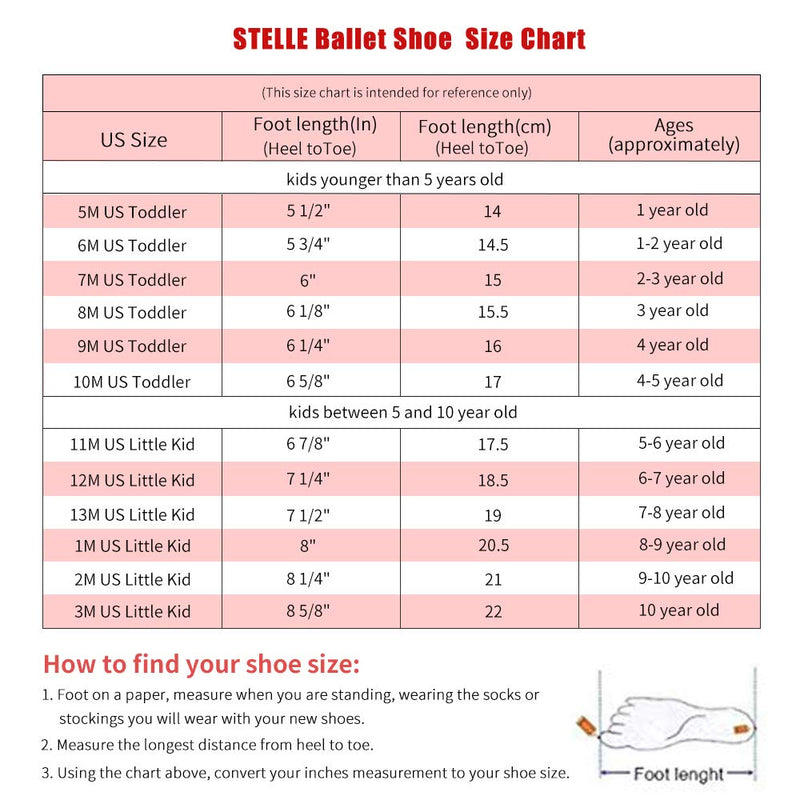 Stelle Girls Ballet Practice Shoes, Yoga Shoes for Dancing 5 Toddler Ballet Pink (With Lace) - LeoForward Australia