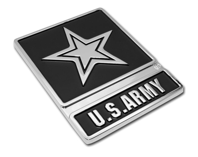 [AUSTRALIA] - Elektroplate U.S. Army Star Chrome Auto Emblem