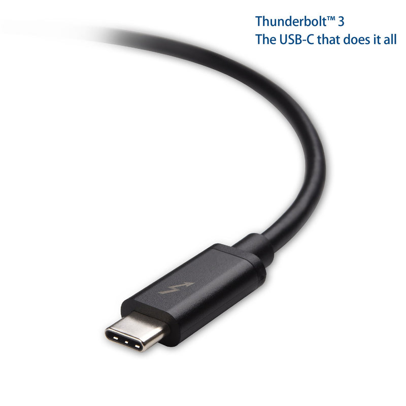 [Intel Certified] Cable 20 Gbps Thunderbolt 3 Cable 6.6 Feet (USB C Thunderbolt Cable) in Black Supporting 100W Charging - LeoForward Australia