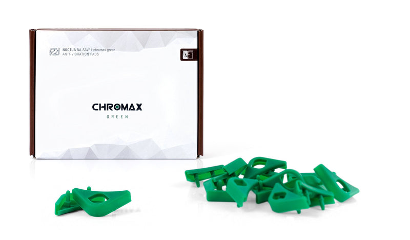  [AUSTRALIA] - Noctua NA-SAVP1 chromax.Green, Anti-Vibration Pads for 120/140mm Noctua Fans (16-Pack, Green)