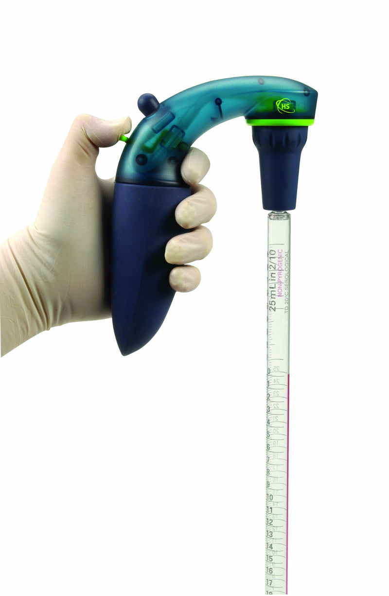 Heathrow Scientific HS1000RFU RF1000 Manual Pipette Filler, Blue and White - LeoForward Australia