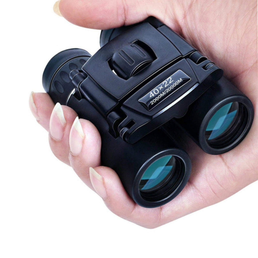  [AUSTRALIA] - Binoculars Mini 10X22 Compact Small Binoculars for Adults and Kids, Lightweight Pocket Binoculars for Bird Watching, Travel, Concerts, Sports, Camping and Hiking with Weak Light Night Vision