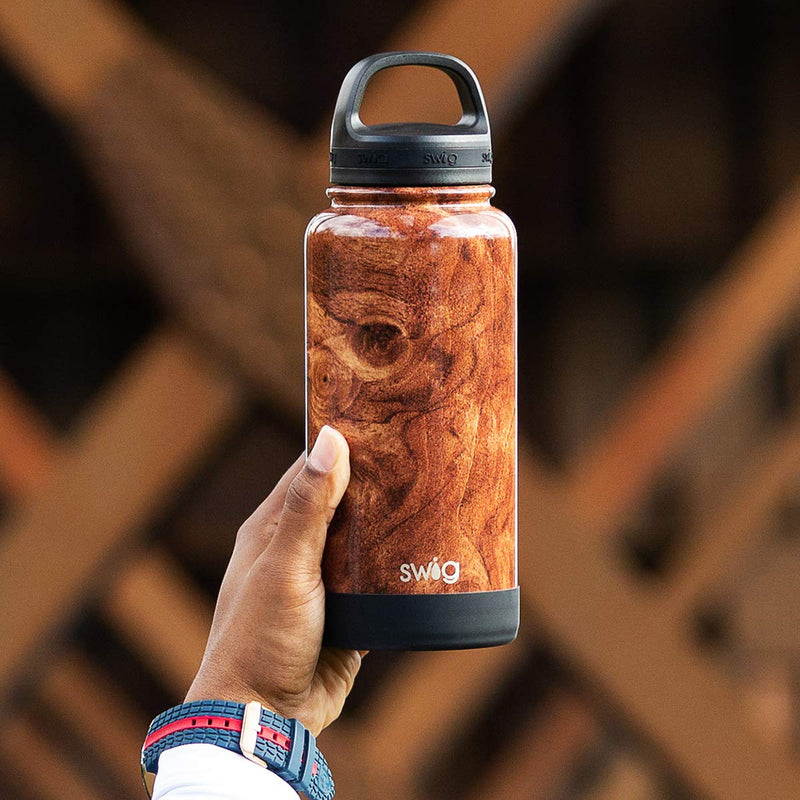  [AUSTRALIA] - Swig Life 30oz Triple Insulated Stainless Steel Wide Mouth Water Bottle with Handle, Dishwasher Safe, Double Wall, Vacuum Sealed, Reusable Thermos (Multiple Patterns Available) A Party Animal