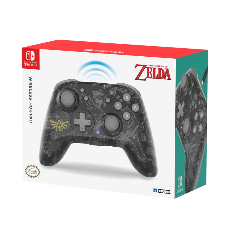  [AUSTRALIA] - HORI Wireless HORIPAD (The Legend of Zelda Edition) Pro Controller with Motion Control for Nintendo Switch - Officially Licensed by Nintendo