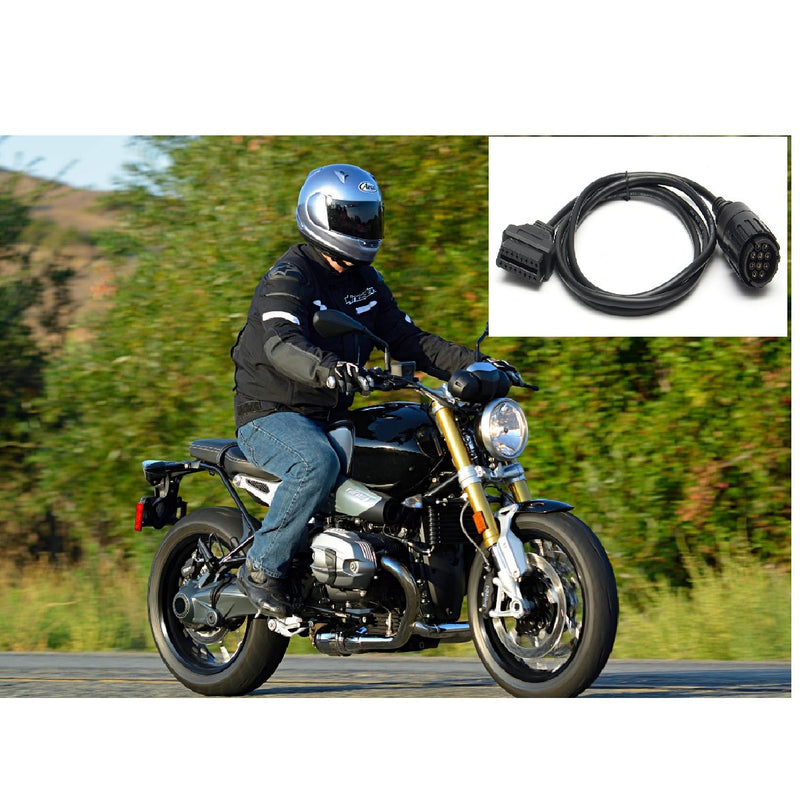 AntiBreak Motor 10pin OBD Diagnostic Cable Adapter Used for Motorcycles - LeoForward Australia