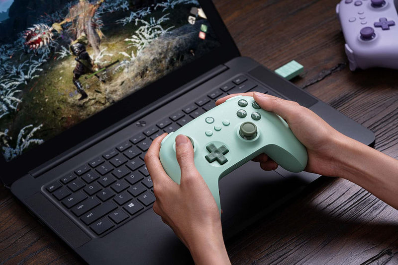  [AUSTRALIA] - 8Bitdo Ultimate C 2.4g Wireless Controller for Windows PC, Android, Steam Deck & Raspberry Pi (Field Green) Field Green