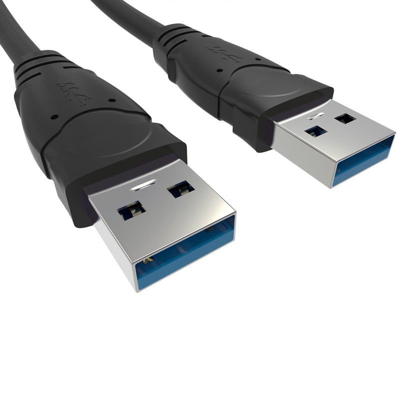  [AUSTRALIA] - Mediabridge USB 3.0 - USB Cable (8 Feet) - SuperSpeed A Male to A Male 8 Feet