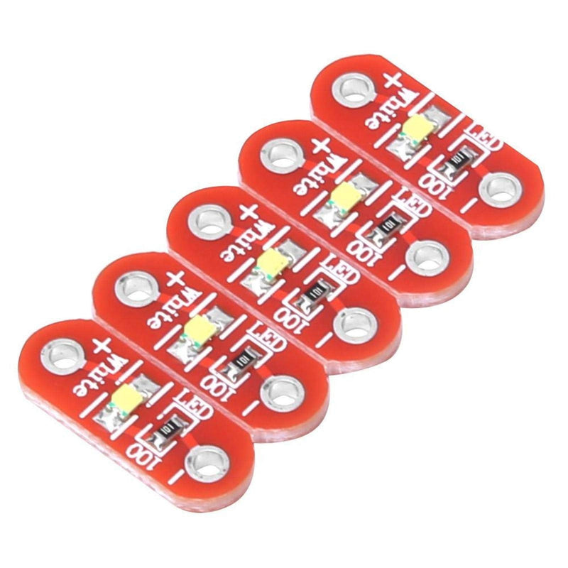  [AUSTRALIA] - White LilyPad LED Well-designed white LED surface mounted 50pcs LED module electronic components for 3~5V