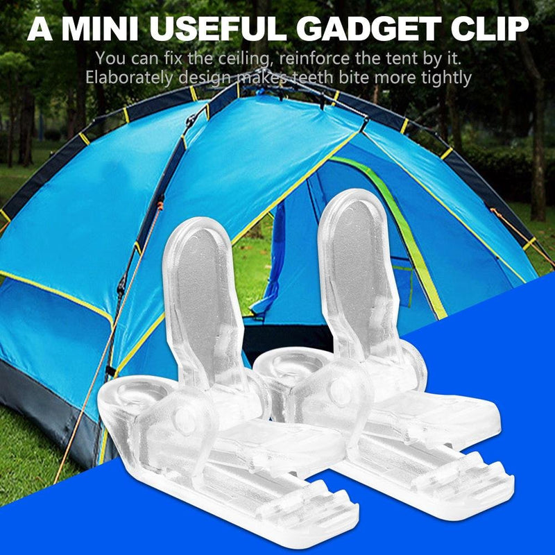  [AUSTRALIA] - 20 Pcs Tarp Clips, Camping Spring Clamps Tent Clip Set Tarp Awning Clamp Clips Tent Tighten