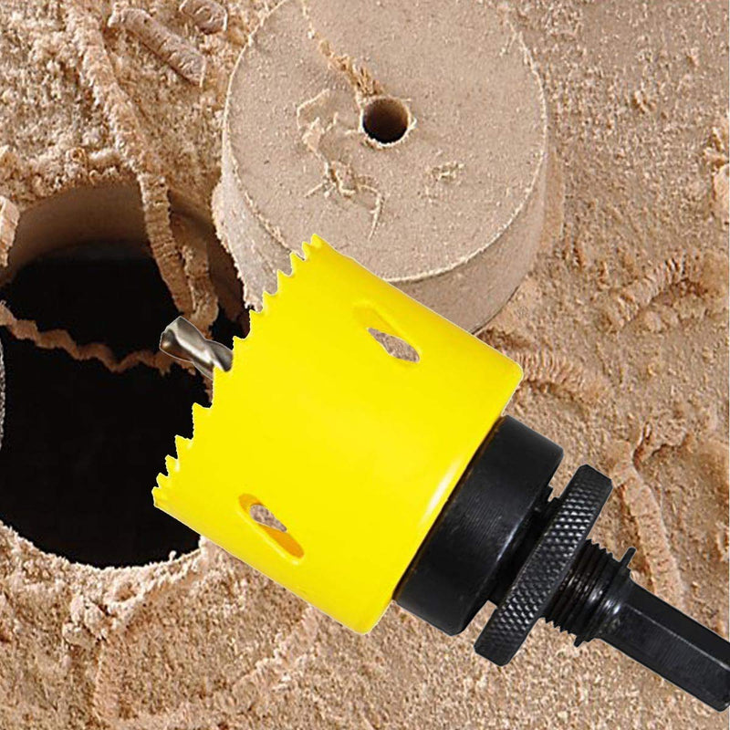 Max-Craft Bi-Metal Hole Saw 1"(25mm) M42 Cobalt 8% With Arbor and Pilot Center Drill Bit Heavy Duty Bi Metal Hole Cutter Cutting Holes in Steel,Metal, Wood, Plastic, Aluminum. 1"(25MM) - LeoForward Australia