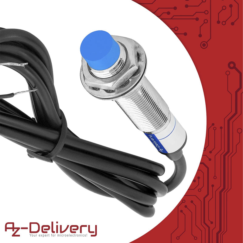  [AUSTRALIA] - AZDelivery 3 x LJ12 A3-4-Z/BX proximity sensor/switch inductively compatible with Arduino including e-book!
