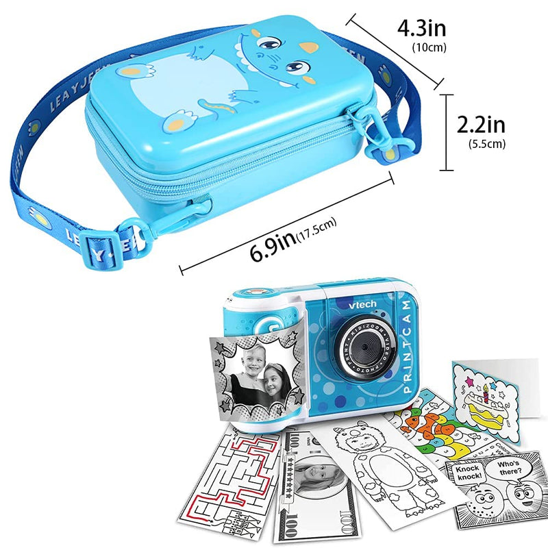  [AUSTRALIA] - Leayjeen Kids Instant Camera Case Compatible with VTech KidiZoom Printcam/Dragon Touch and More Kids Instant Digital Camera (Case Only)(Blue) Blue