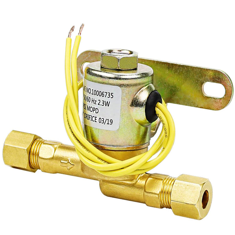  [AUSTRALIA] - Humidifier Water Solenoid Valve 4040 for Aprilaire Whole House Humidifier 400 400M 500 500M 600 600M 558 550A 550 568 560A 700M 768 760A 760| 24 Volts | 2.3 Watts | 60 HZ-Yellow