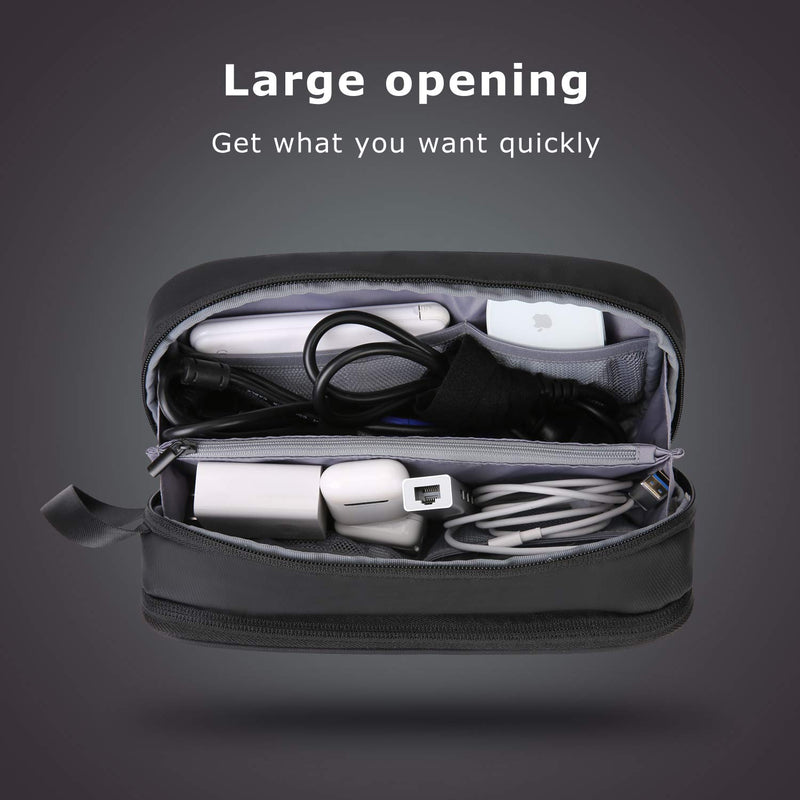  [AUSTRALIA] - BAGSMART Electronic Organizer,Travel Cable Organizer Black