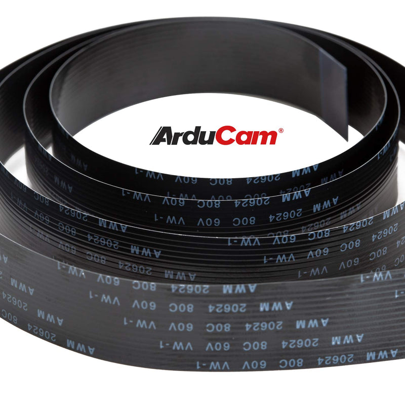  [AUSTRALIA] - Arducam Pi Camera Cable, Octoprint Octopi Webcam, Monitor 3D Printer, 3.28FT/100CM Long Extension Flex Ribbon Cable for Raspberry Pi, Black