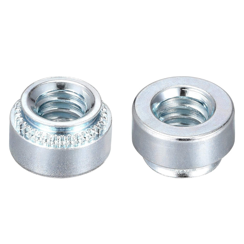  [AUSTRALIA] - uxcell Self -Clinching Nuts,1/4-20 x 0.25-Inch Carbon Steel with Zinc Plating Rivet Nut Round Head Steel Metal Sheet Mounting Hardware Fastener 100pcs 1/4-20x6.53mm