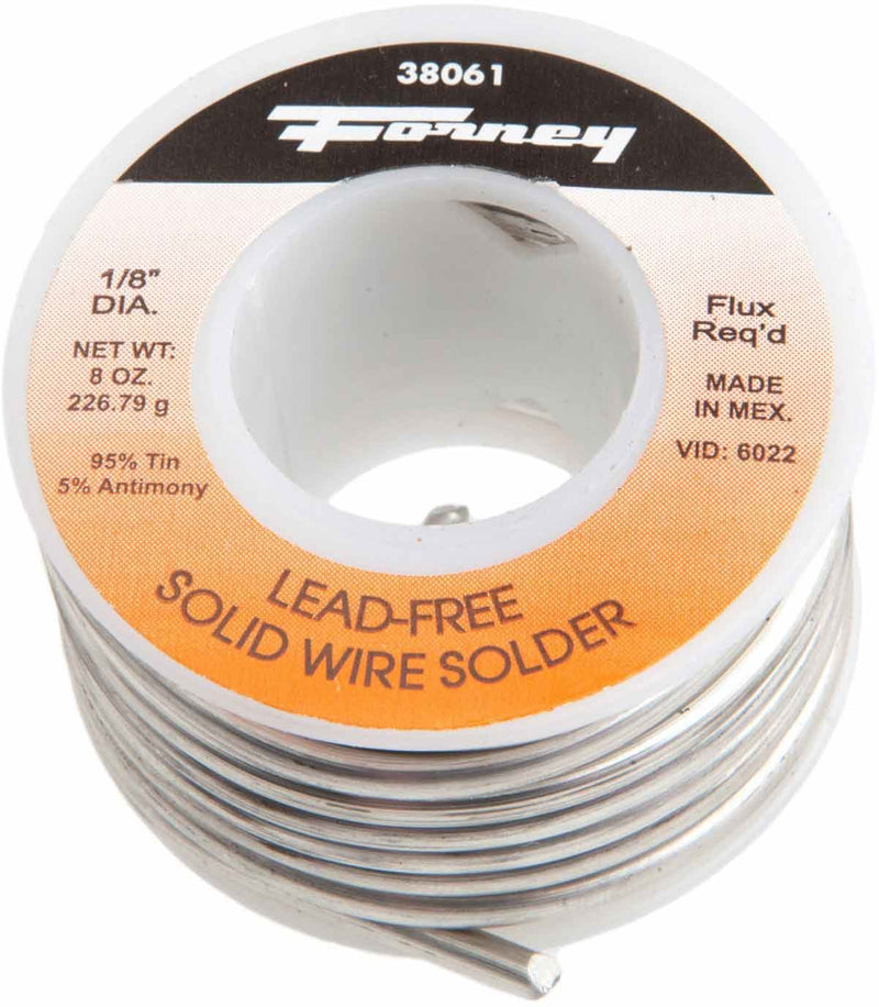  [AUSTRALIA] - Forney 38060 Solder LF Solid 1/8", 4 oz.,Silver 1/4-Pound