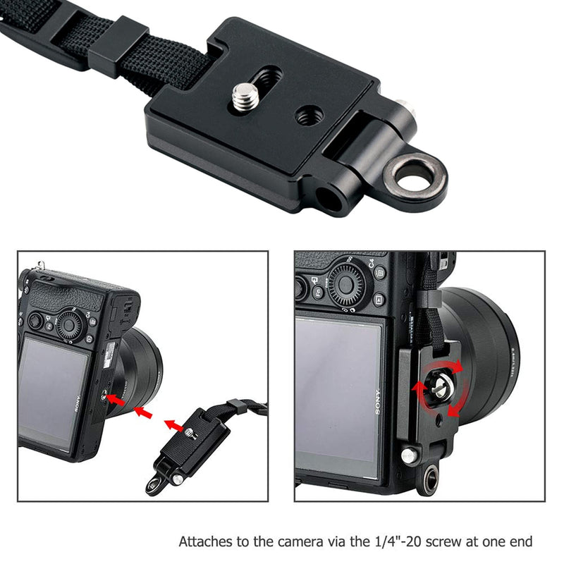  [AUSTRALIA] - Mirrorless Camera Hand Grip Strap for Canon EOS R10 R7 R3 R5C R5 C R6 R RP M5 M6 M50 II for Nikon Z9 Z fc Z5 Z6II Z7II Z6 Z7 Z50 for Fujifilm X-T30 II XS10 XPro3 XH1 XT4 Panasonic S5 S1R S1H G100 G95 Black