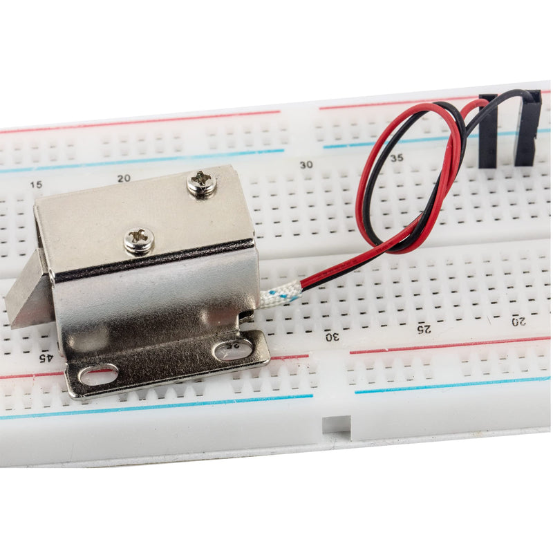  [AUSTRALIA] - risingsaplings 2pcs DC 12V Current 0.4A Current Mini Electromagnetic Electric Drawer Lock Solenoid Control Lock for Door Access Cabinet Lock Farm School Hotel Design Slim Tongue 27X29X18(mm) 12V 0.4A