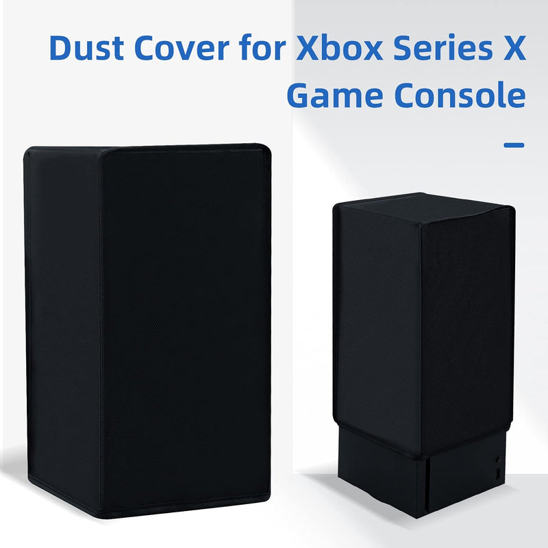  [AUSTRALIA] - Mcbazel Dust Cover for Xbox Series X Console, Easy Access Cable Port, Protective Case Cover Waterproof for Xbox Series X Console - Black