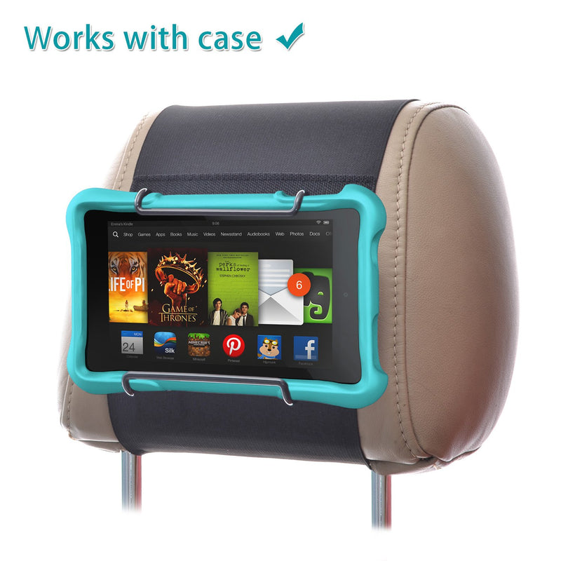  [AUSTRALIA] - Car Headrest Holder WANPOOL Angle Adjustable Car Headrest Mount Holder for 7 -10 Inch Fire Tablets