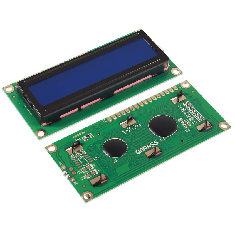  [AUSTRALIA] - AITRIP 5 pcs HD44780 1602 LCD Display Module DC 5V 16x2 Character LCM Blue Blacklight for Arduino Also Compatible with Raspberry Pi STM32 DIY Maker Project(Without Adapter Chip)