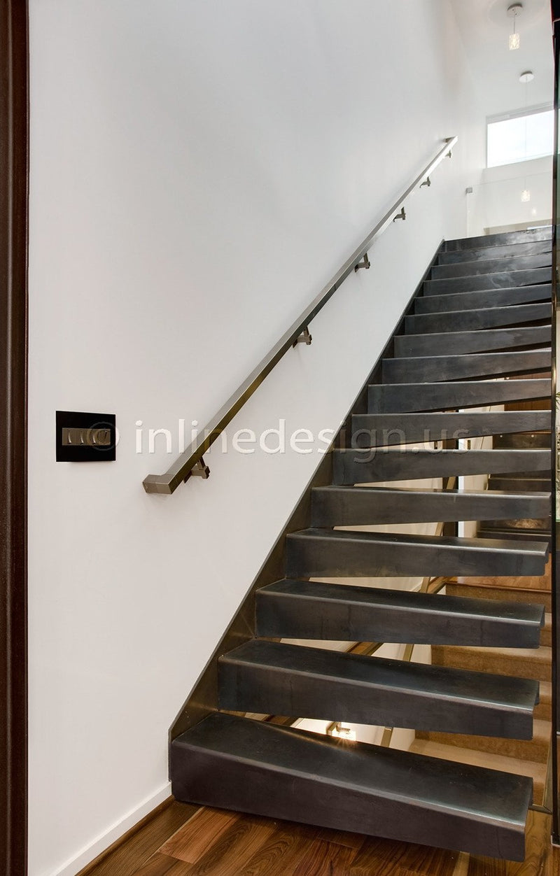 Inline Design Stainless Steel Handrail Bracket Square Adjustable by Inline Design - LeoForward Australia