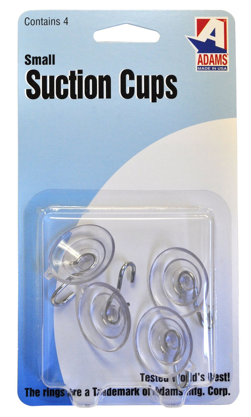 Adams Manufacturing 7500-77-3040 1 1/8" Suction Cups, Small, 4 Pack 1 Pack - LeoForward Australia