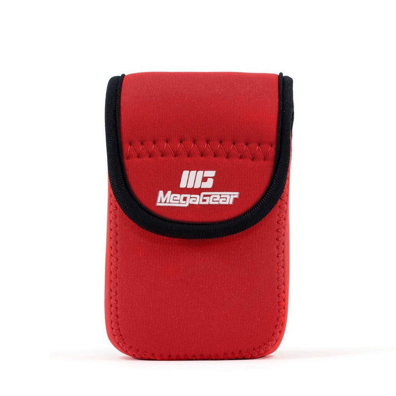  [AUSTRALIA] - Megagear MG798MegaGear Olympus Tough TG-6, TG-5, TG-4, TG-870, TG-860 Ultra Light Neoprene Camera Case, with Carabiner - Red