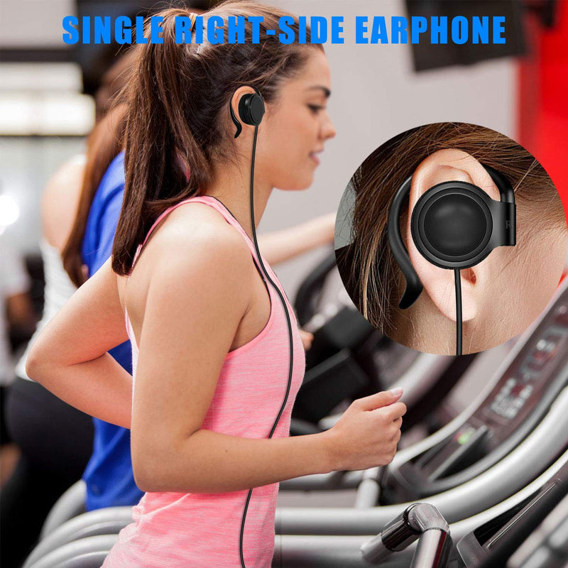  [AUSTRALIA] - EXMAX 3.5mm Single left Side Earphone Earbud One Ear Headphone for EXD-101 ATG-100T EX-200N EX-100 Wireless Tour Guide Receiver Monitoring Touring Groups Radio Podcast Laptop MP3 (Left Side Earphone)