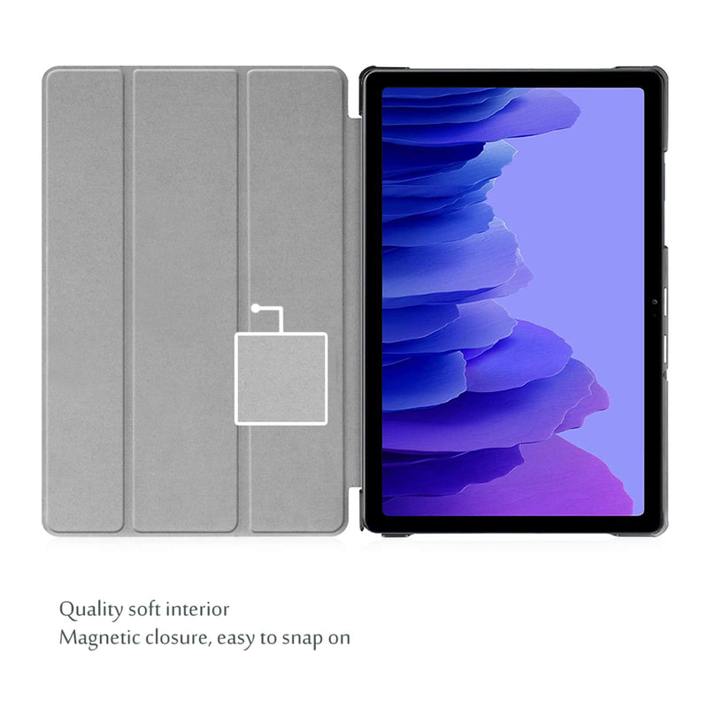  [AUSTRALIA] - ProCase Galaxy Tab A7 10.4 Case 2020 T500 T505 T507, Slim Light Cover Trifold Stand Hard Shell Folio Smart Case for 10.4 Inch Galaxy Tab A7 2020 Tablet SM-T500 SM-T505 SM-T507 -Black Black