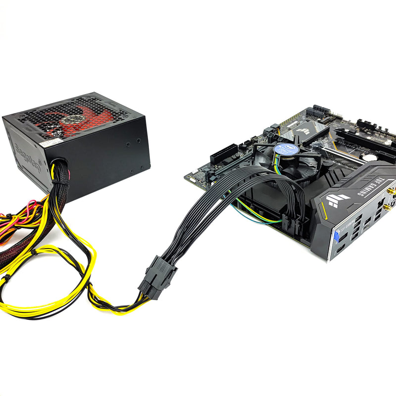  [AUSTRALIA] - JZYMOD EPS12V CPU 8 Pin Female to CPU ATX 8 Pin and ATX 4 Pin Male Power Supply Extension Cable