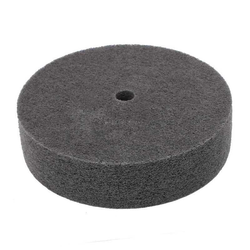  [AUSTRALIA] - uxcell 8" Dia 2" Thick 5P 180 Grit Nylon Fiber Wheel Abrasive Polishing Buffing Disc Black