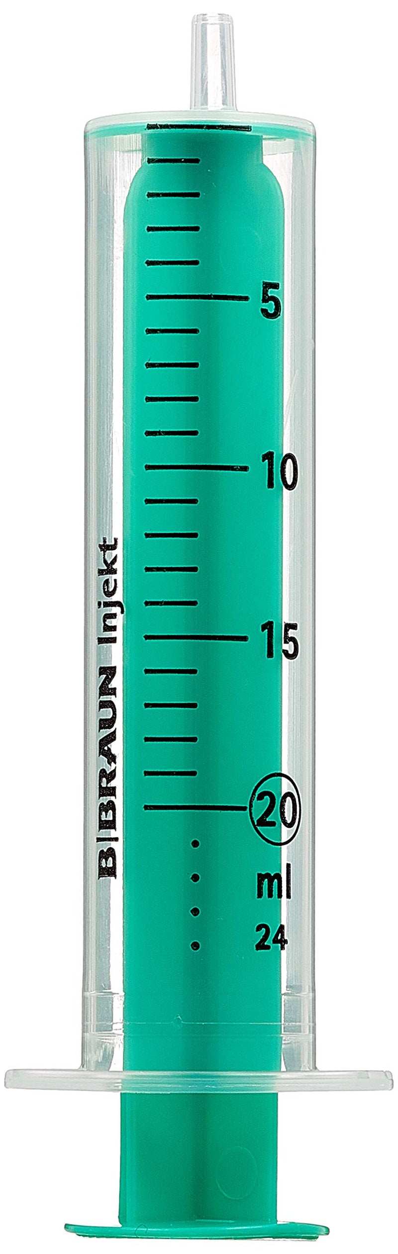  [AUSTRALIA] - Braun Petzold 4606205V Inject disposable syringe with green piston rod, dispenser box, 20 mL (pack of 100) single pack