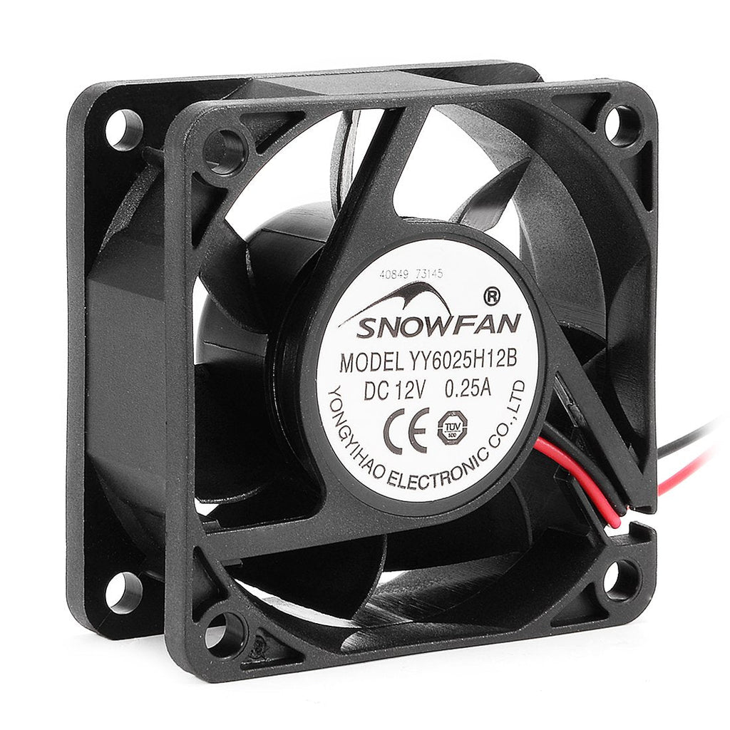  [AUSTRALIA] - uxcell 60mm x 60mm x 25mm 12V DC Cooling Fan Long Life Dual Ball Bearings PC Case Fan